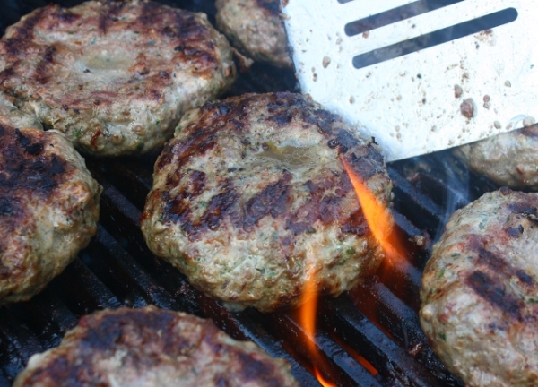 Grilling the perfect burger
